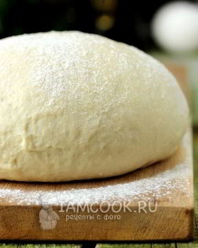 Тесто для пиццы на молоке