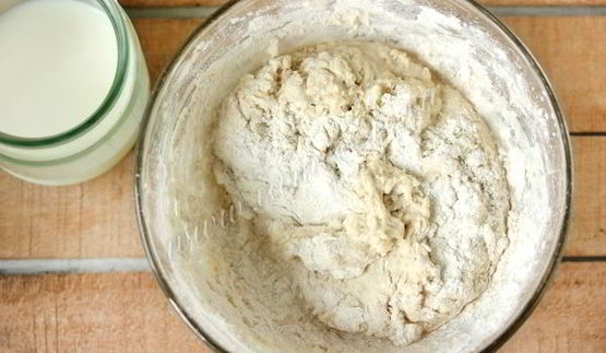 тесто для пиццы на молоке