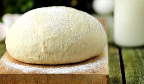 тесто для пиццы на молоке