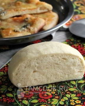 Тесто для пиццы с медом