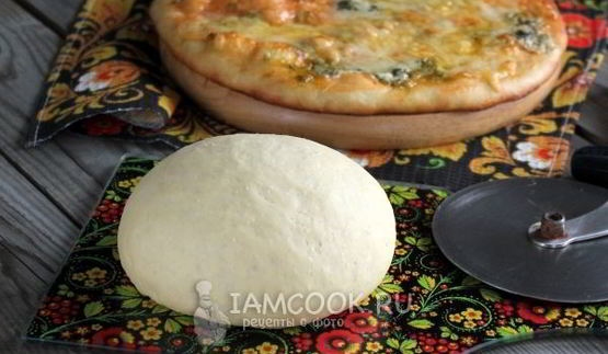 тесто для пиццы с медом