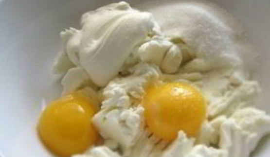 творожное тесто с абрикосами