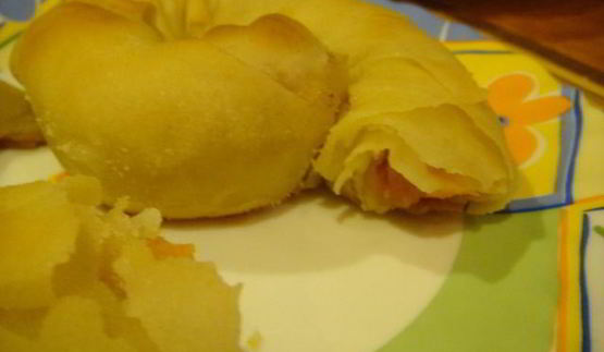 вытяжное тесто улитка с начинкой