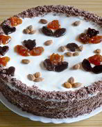 Абрикосово ореховый торт