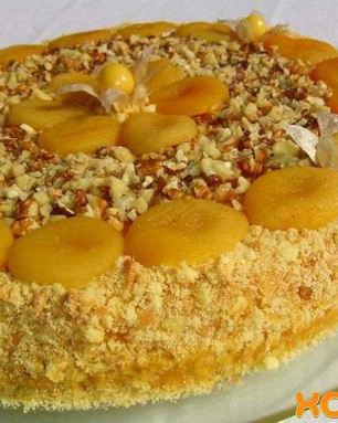Абрикосовый торт