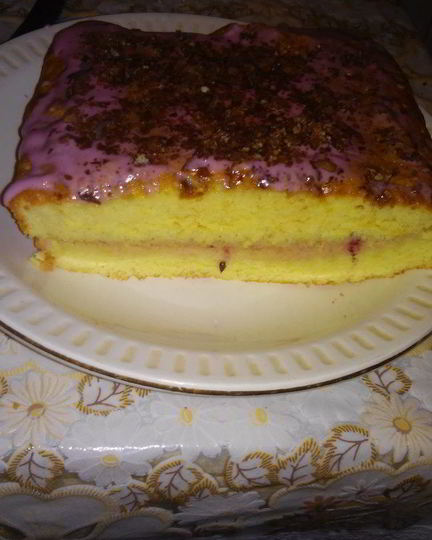 Рецепт бисквита нежного закат