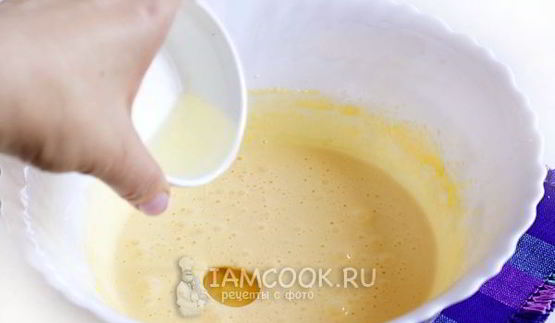 бисквит с шоколадной пастой