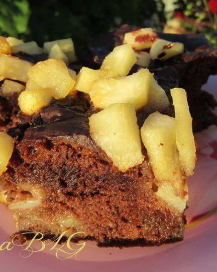 Рецепт бисквита шоколадно-карамельная груша