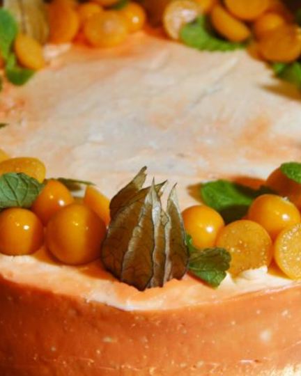 Рецепт бисквитного торта с рождественским настроением