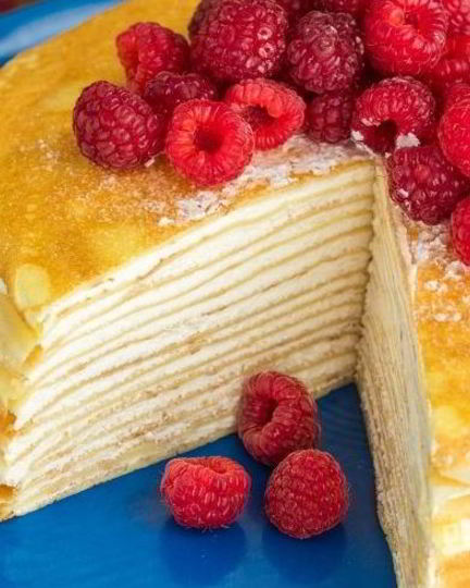 Рецепт блинного торта пломбир