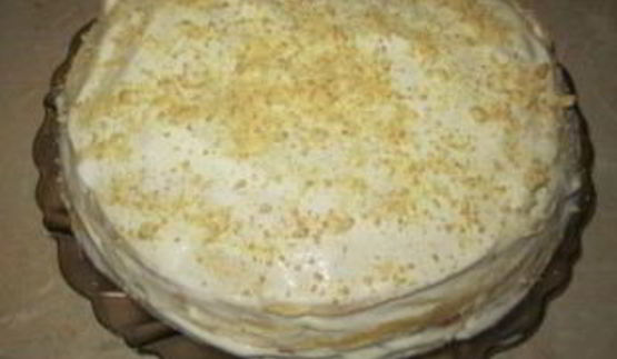 блинный торт со сметанным кремом