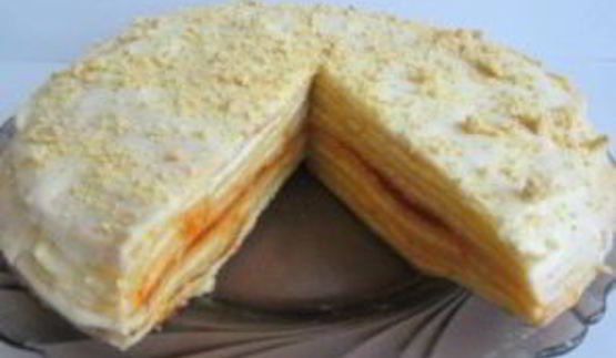 блинный торт со сметанным кремом