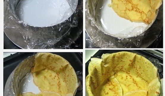 блинный торт соната с орехами, грушами и шоколадом