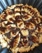 Быстрый бананово-шоколадный тортик