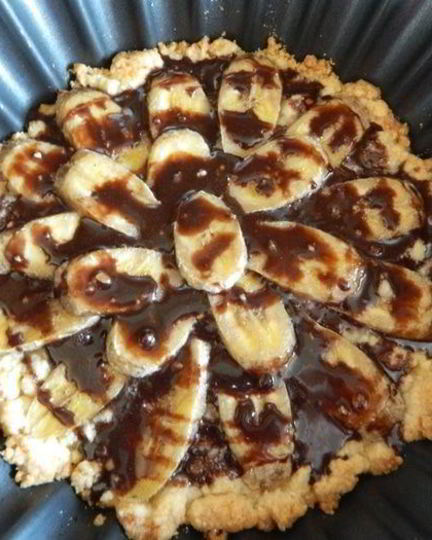 Рецепт быстрого бананово-шоколадный тортик