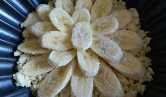 быстрый бананово-шоколадный тортик