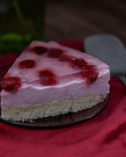 Рецепт йогуртового торта с вишней