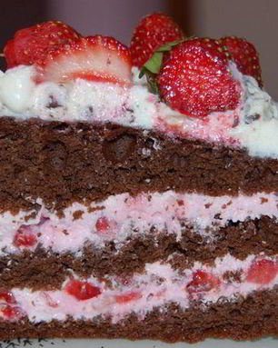 Клубничный торт