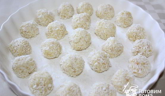 кокосовые шарики рафаэлло