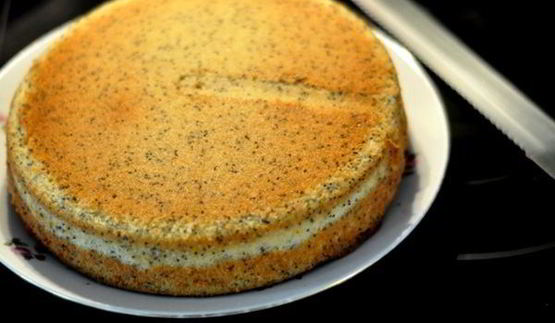 лимонно-маковый торт