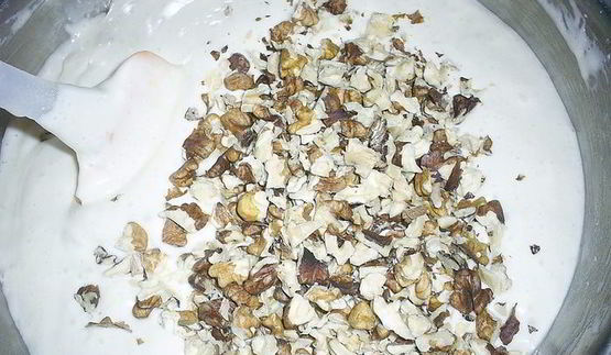 медово-ореховый бисквит