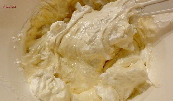 миндальный шифоновый бисквит