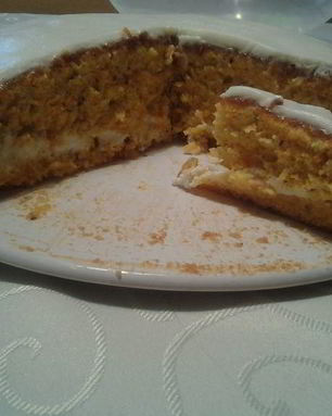 Морковно-ореховый торт