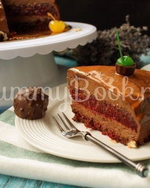 Муссовый торт Вишня с шоколадом