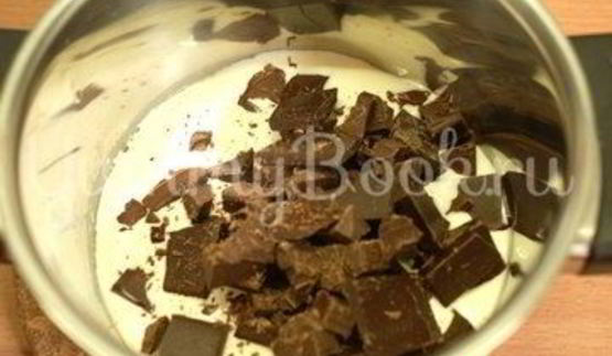 муссовый торт вишня с шоколадом