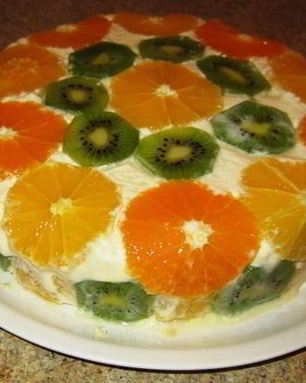 Перевернутый апельсиновый торт