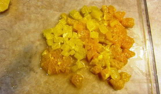 перевернутый апельсиновый торт