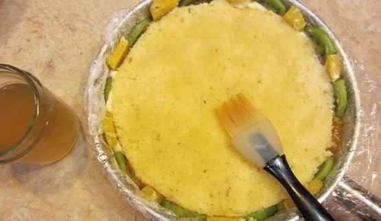 перевернутый апельсиновый торт