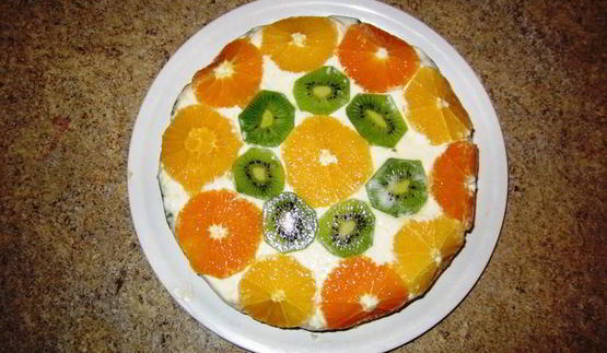 перевернутый апельсиновый торт
