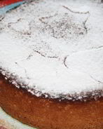 Простой бисквит с апельсиновой цедрой