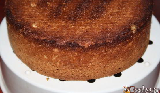 простой бисквит с апельсиновой цедрой