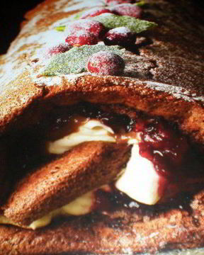 РулетоТорт с шоколадным муссом