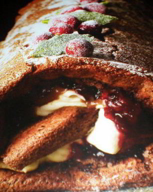 РулетоТорт с шоколадным муссом