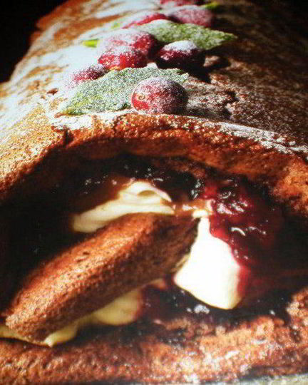 Рецепт рулетоторта с шоколадным муссом