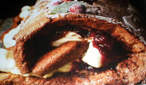 рулетоторт с шоколадным муссом