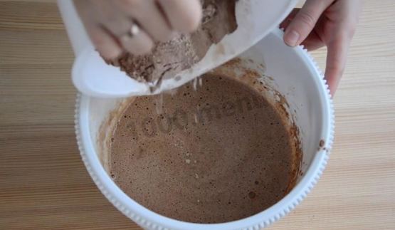 шифоновый бисквит шоколадный