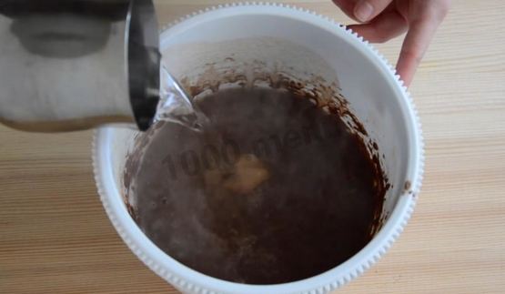 шифоновый бисквит шоколадный