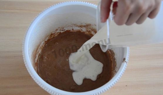 шифоновый бисквит шоколадный