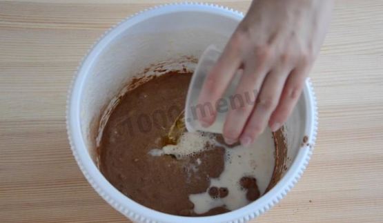 шифоновый бисквит шоколадный