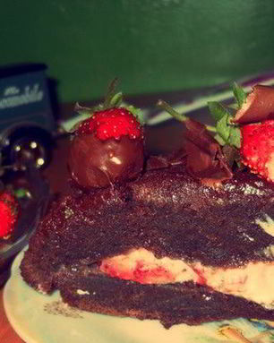 Шоколадно-клубничный торт Сон в летнюю ночь