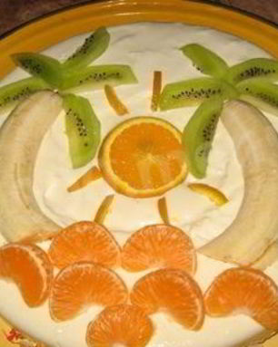 Сладкий торт Банановый рай