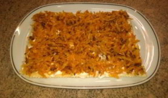 слоеный торт с рыбой