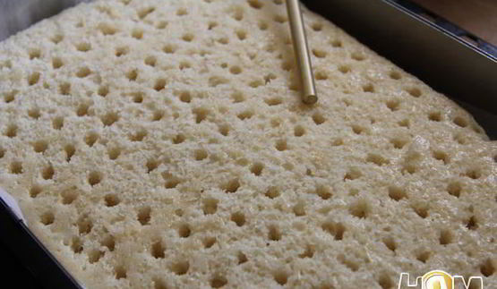 торт апельсины в облаках