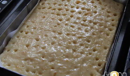 торт апельсины в облаках