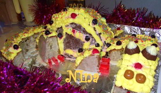 торт дракоша