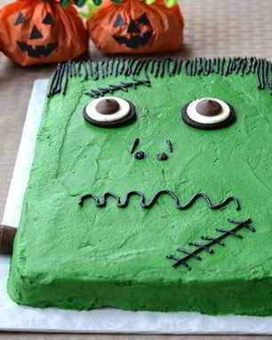 Торт Франкенштейн на Хэллоуин